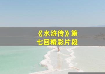 《水浒传》第七回精彩片段