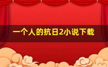 一个人的抗日2小说下载