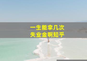 一生能拿几次失业金啊知乎