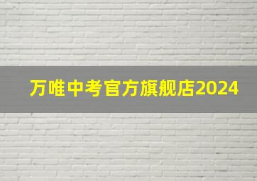 万唯中考官方旗舰店2024