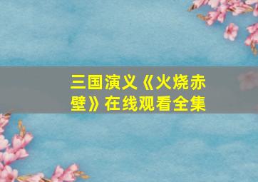 三国演义《火烧赤壁》在线观看全集