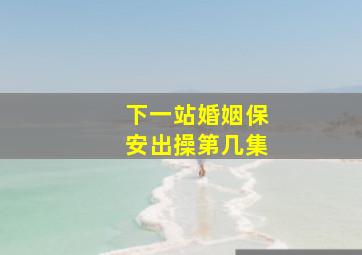 下一站婚姻保安出操第几集