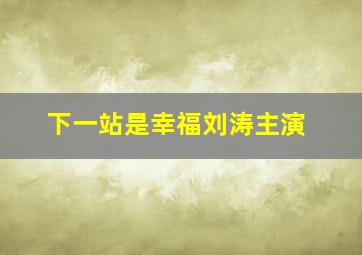 下一站是幸福刘涛主演