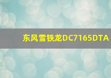 东风雪铁龙DC7165DTA