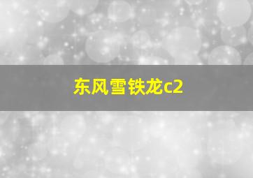 东风雪铁龙c2