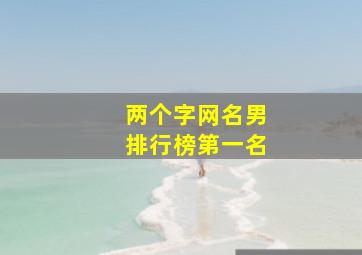 两个字网名男排行榜第一名