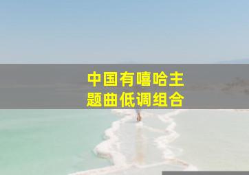 中国有嘻哈主题曲低调组合