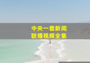 中央一套新闻联播视频全集