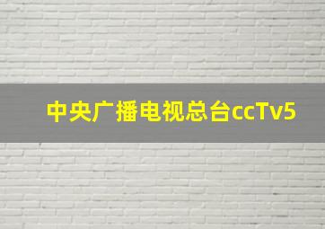 中央广播电视总台ccTv5