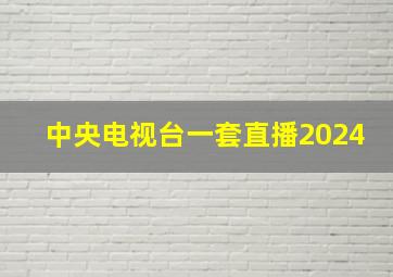 中央电视台一套直播2024