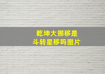 乾坤大挪移是斗转星移吗图片