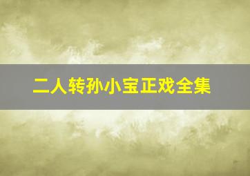 二人转孙小宝正戏全集