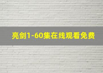 亮剑1-60集在线观看免费