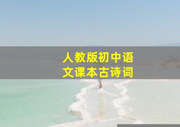 人教版初中语文课本古诗词