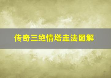 传奇三绝情塔走法图解