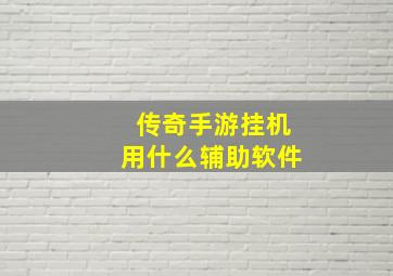 传奇手游挂机用什么辅助软件