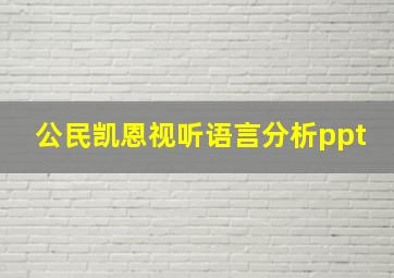 公民凯恩视听语言分析ppt