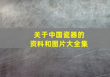 关于中国瓷器的资料和图片大全集