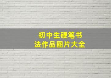 初中生硬笔书法作品图片大全