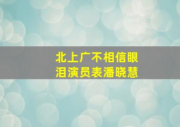 北上广不相信眼泪演员表潘晓慧