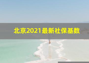 北京2021最新社保基数