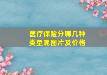 医疗保险分哪几种类型呢图片及价格