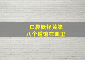 口袋妖怪黄第八个道馆在哪里