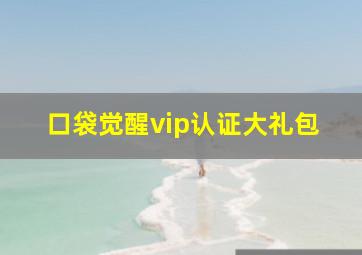 口袋觉醒vip认证大礼包