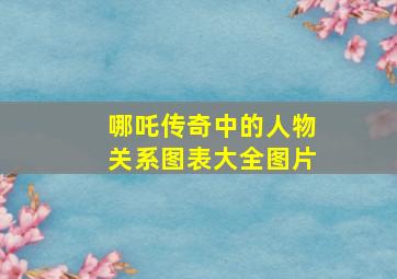 哪吒传奇中的人物关系图表大全图片