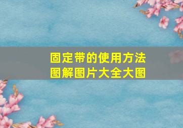 固定带的使用方法图解图片大全大图