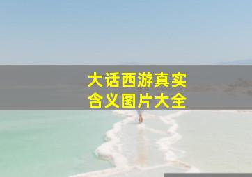 大话西游真实含义图片大全