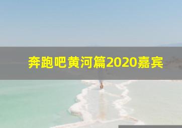 奔跑吧黄河篇2020嘉宾