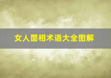 女人面相术语大全图解