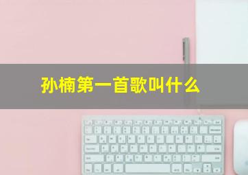 孙楠第一首歌叫什么