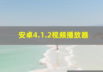 安卓4.1.2视频播放器