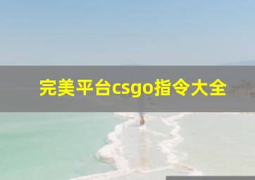 完美平台csgo指令大全