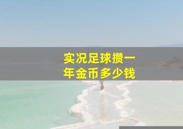 实况足球攒一年金币多少钱