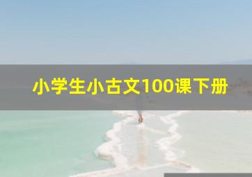 小学生小古文100课下册