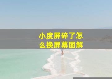 小度屏碎了怎么换屏幕图解