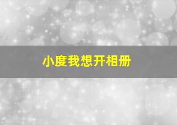 小度我想开相册