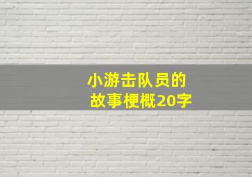 小游击队员的故事梗概20字