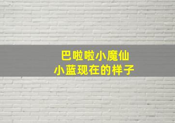 巴啦啦小魔仙小蓝现在的样子