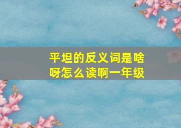 平坦的反义词是啥呀怎么读啊一年级