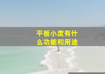 平板小度有什么功能和用途