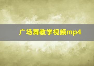 广场舞教学视频mp4