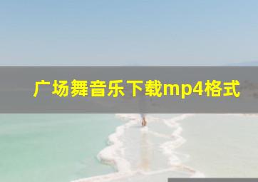 广场舞音乐下载mp4格式