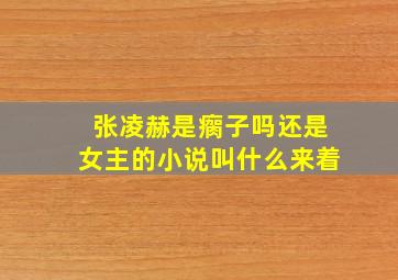 张凌赫是瘸子吗还是女主的小说叫什么来着