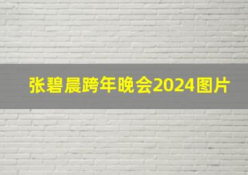 张碧晨跨年晚会2024图片