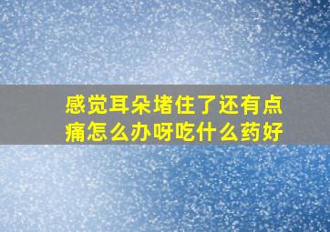 感觉耳朵堵住了还有点痛怎么办呀吃什么药好