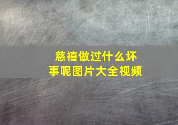 慈禧做过什么坏事呢图片大全视频